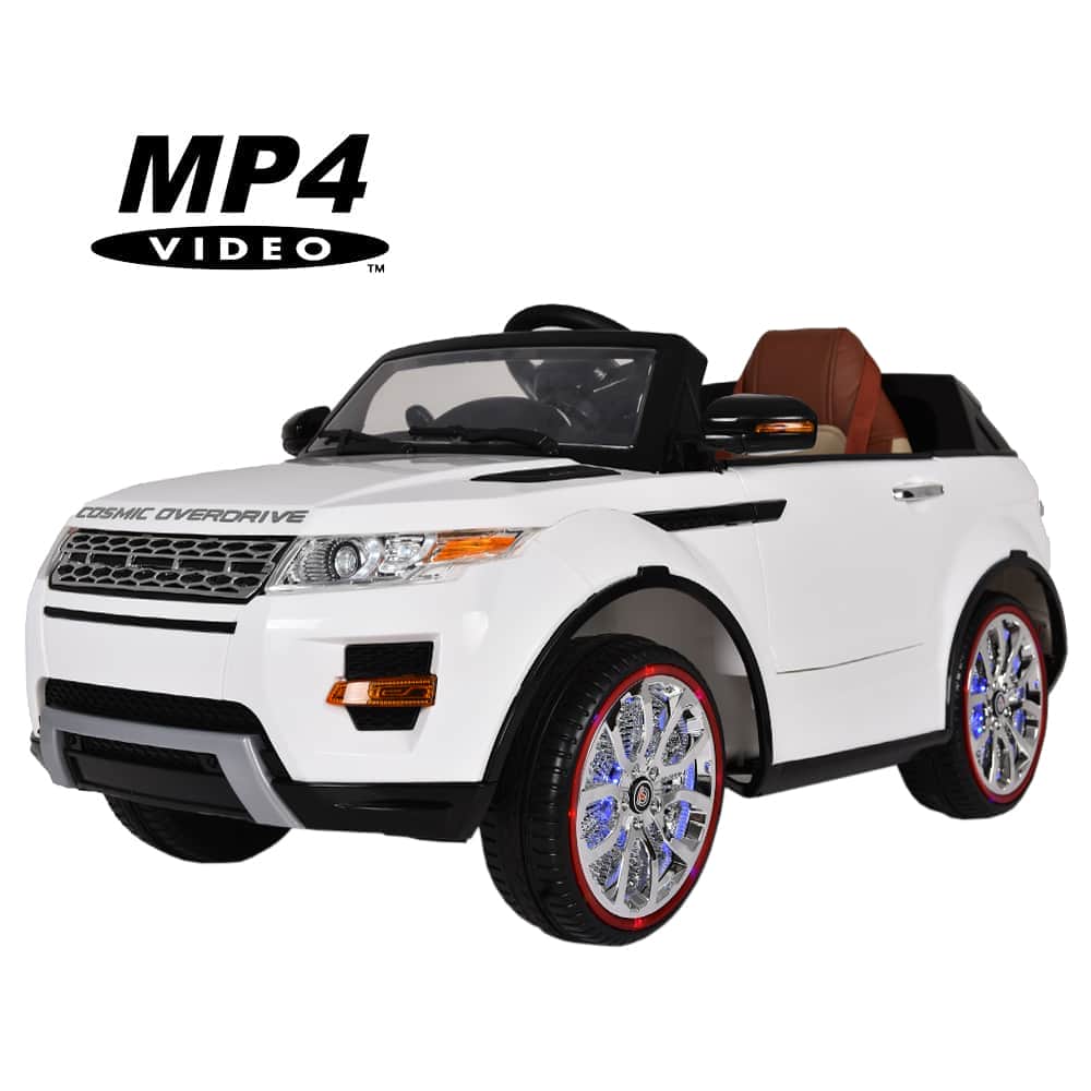 картинка Детский электромобиль Range Rover Luxury White MP4 12V - SX118-S 