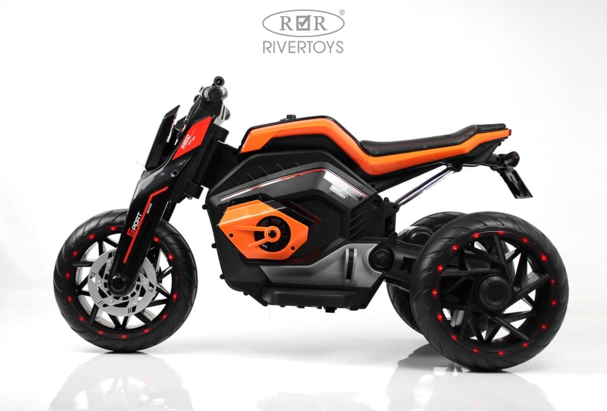 картинка Детский трицикл X222XX оранжевый 