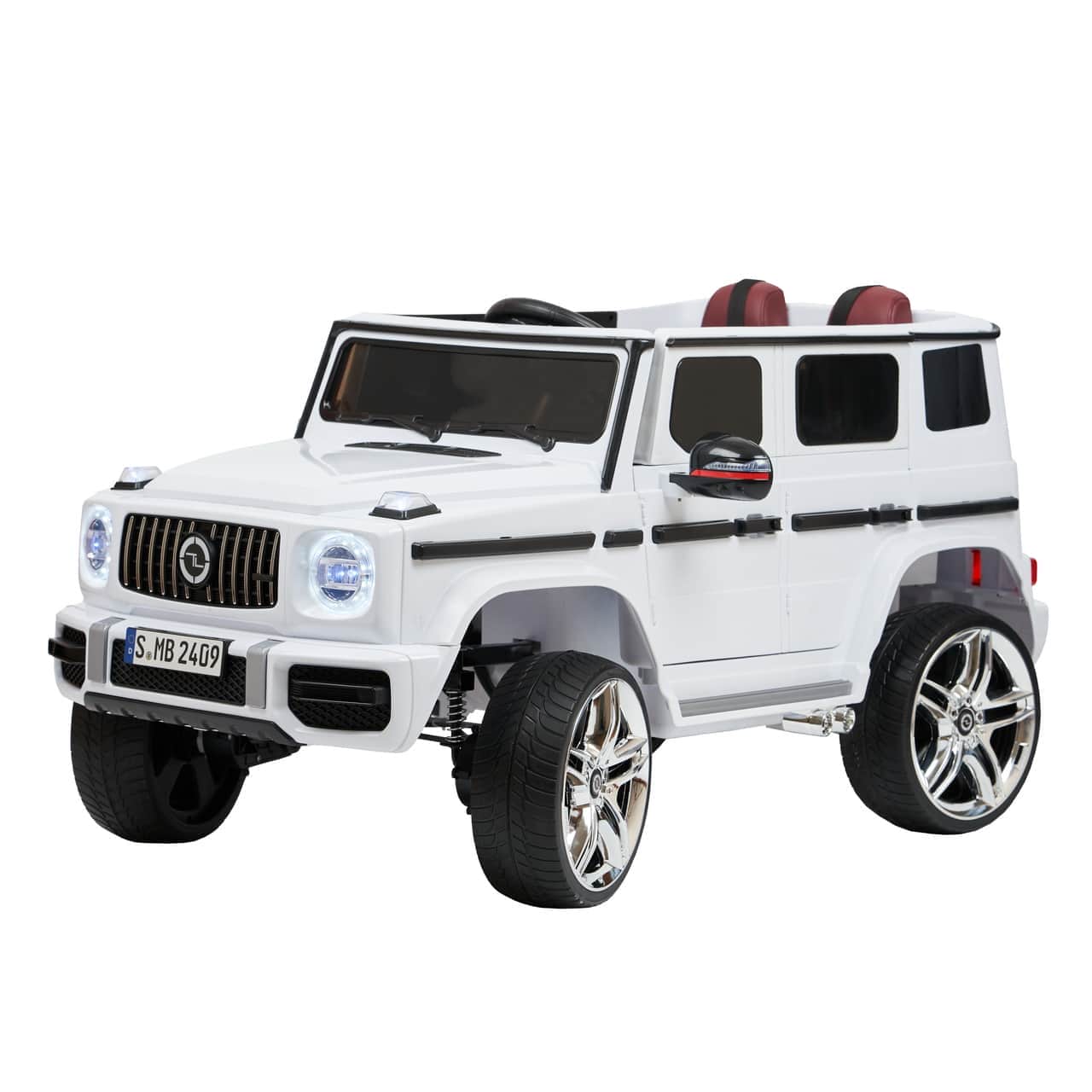 картинка Джип Mercedes Benz G63 (высокая дверь) Белый 