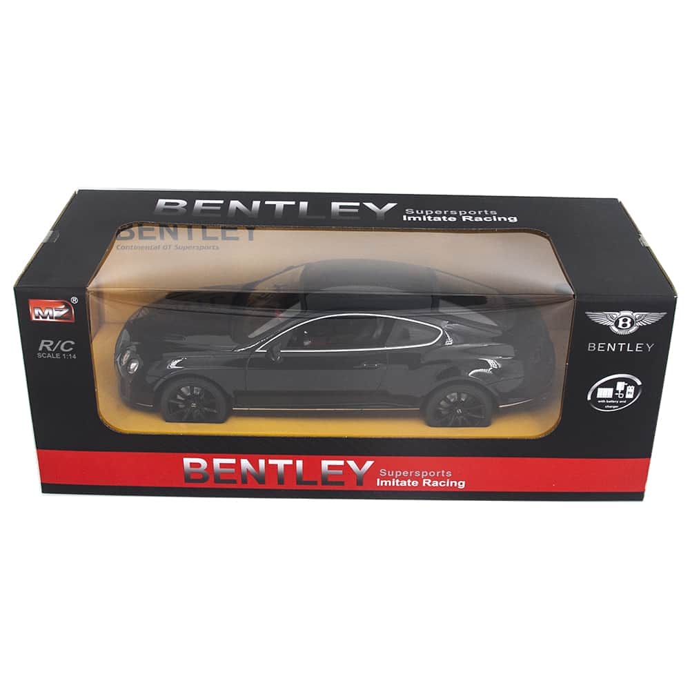 картинка Радиоуправляемая машина Bentley GT Supersport Black 1:14 - MZ-2048 