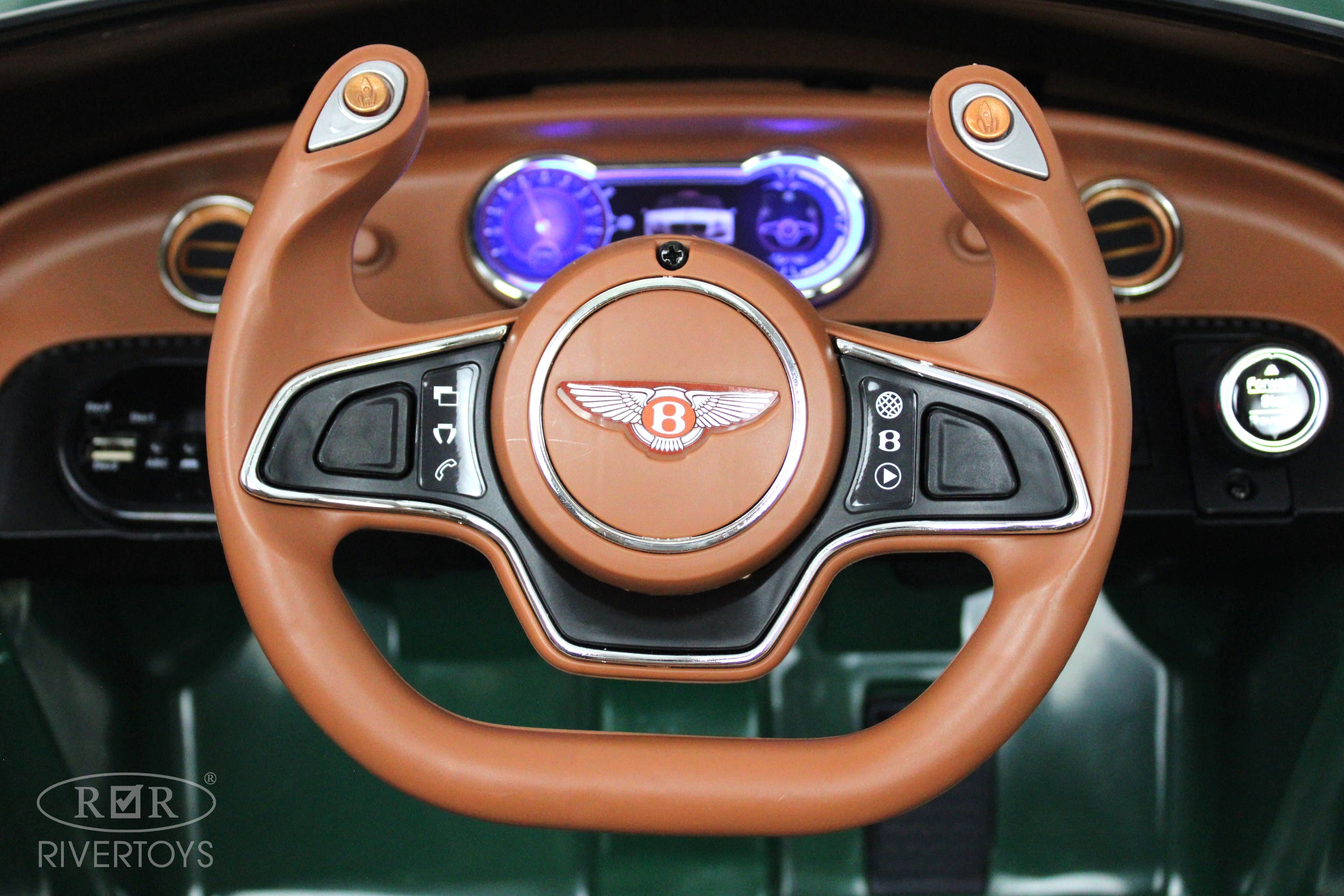 картинка Детский электромобиль Bentley EXP12 (JE1166) зеленый 