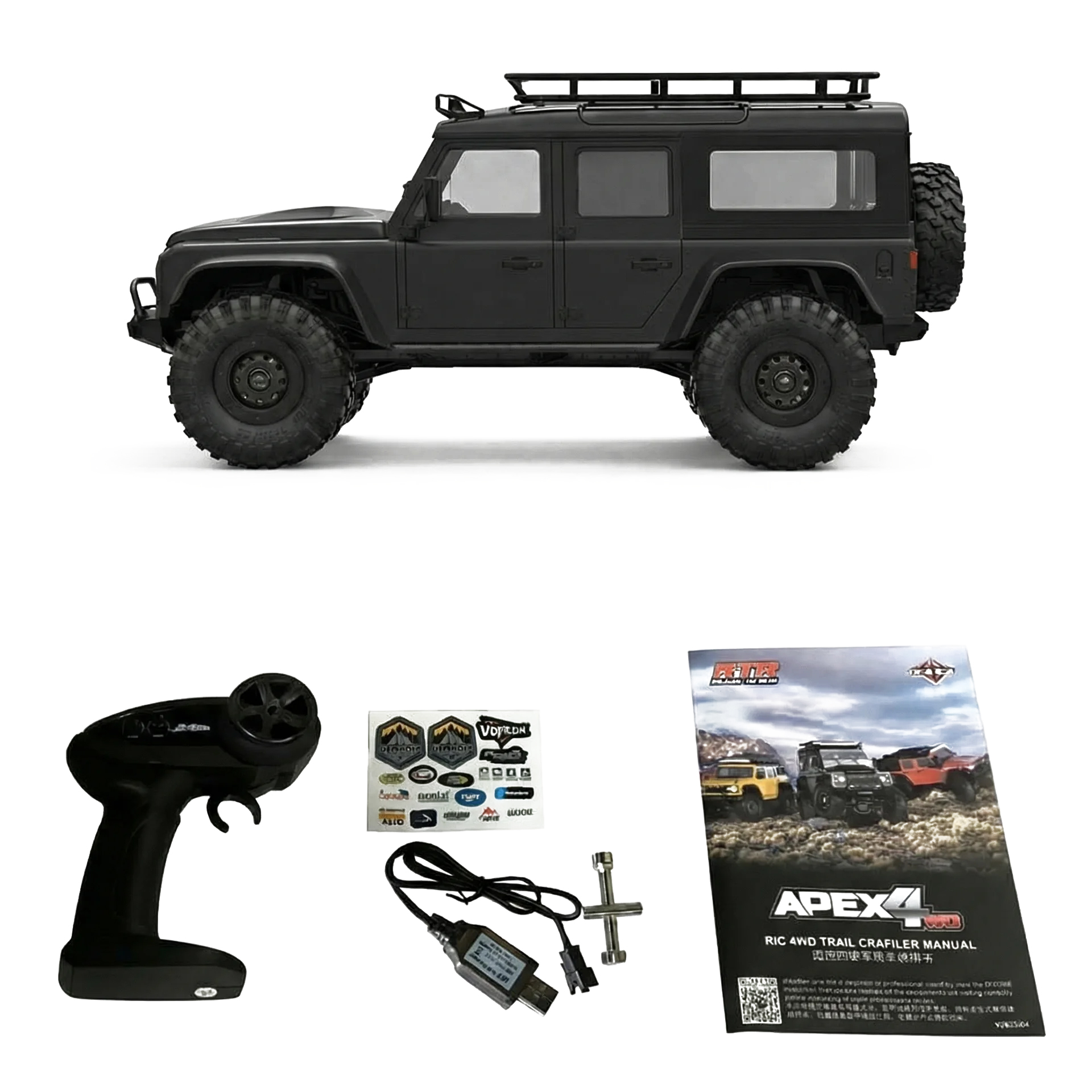 картинка Радиоуправляемый краулер HB Defender (32 см, 4WD, 1:16) - HB-R1608 