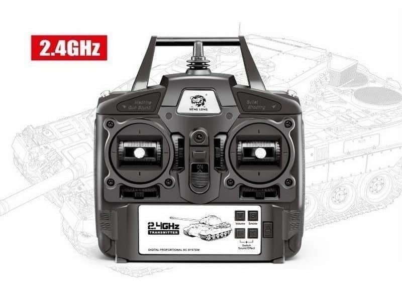 картинка Радиоуправляемый танк Heng Long Snow Leopard USA M26 V7.0 масштаб 1:16 - 3838-1 V7.0 