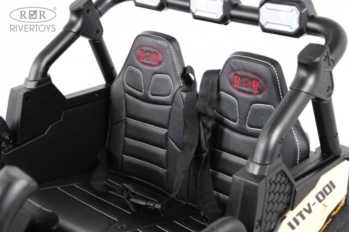 картинка Детский электромобиль K777KK LUX 4WD кремовый 