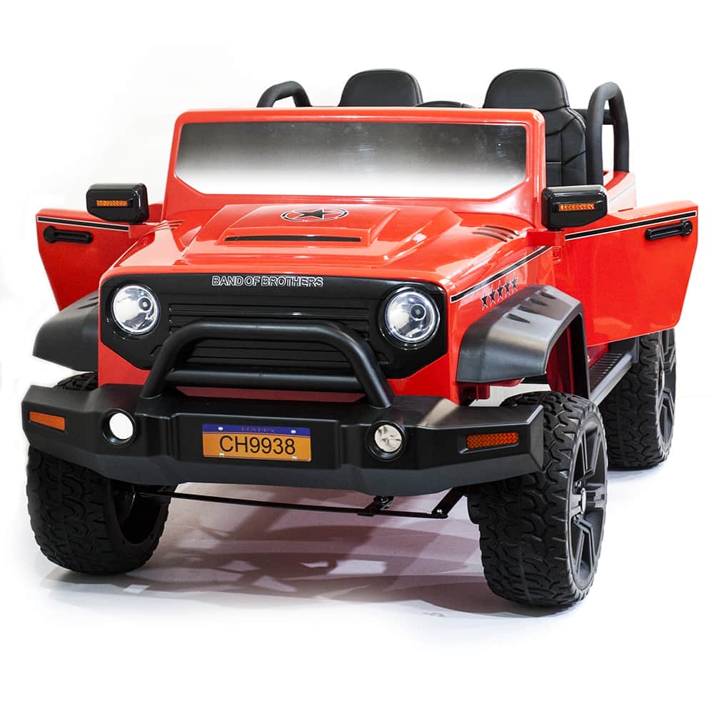 картинка Детский электромобиль Jeep Hunter Red с полным приводом - CH9938-RED 