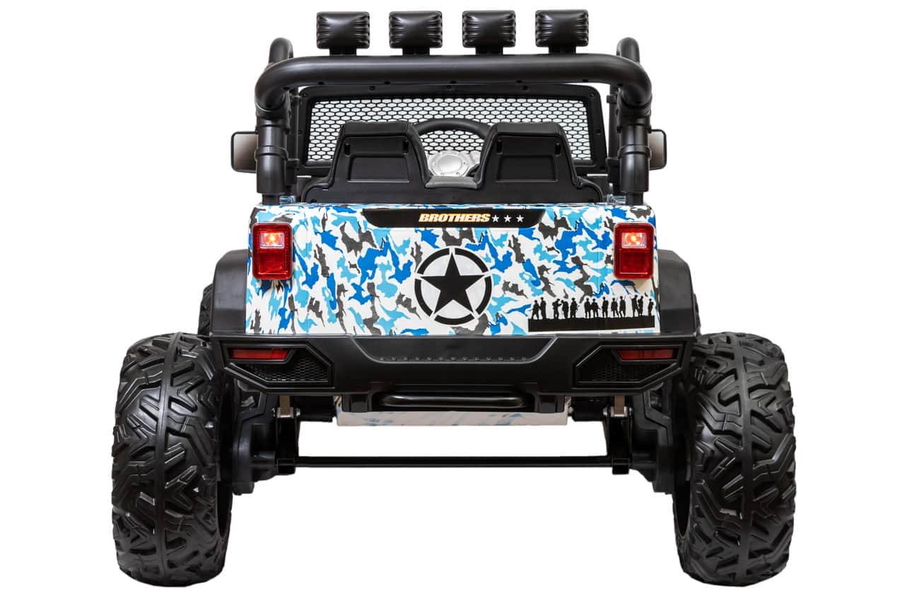 картинка Джип Jeep 24V JC666 Хаки синий краска 