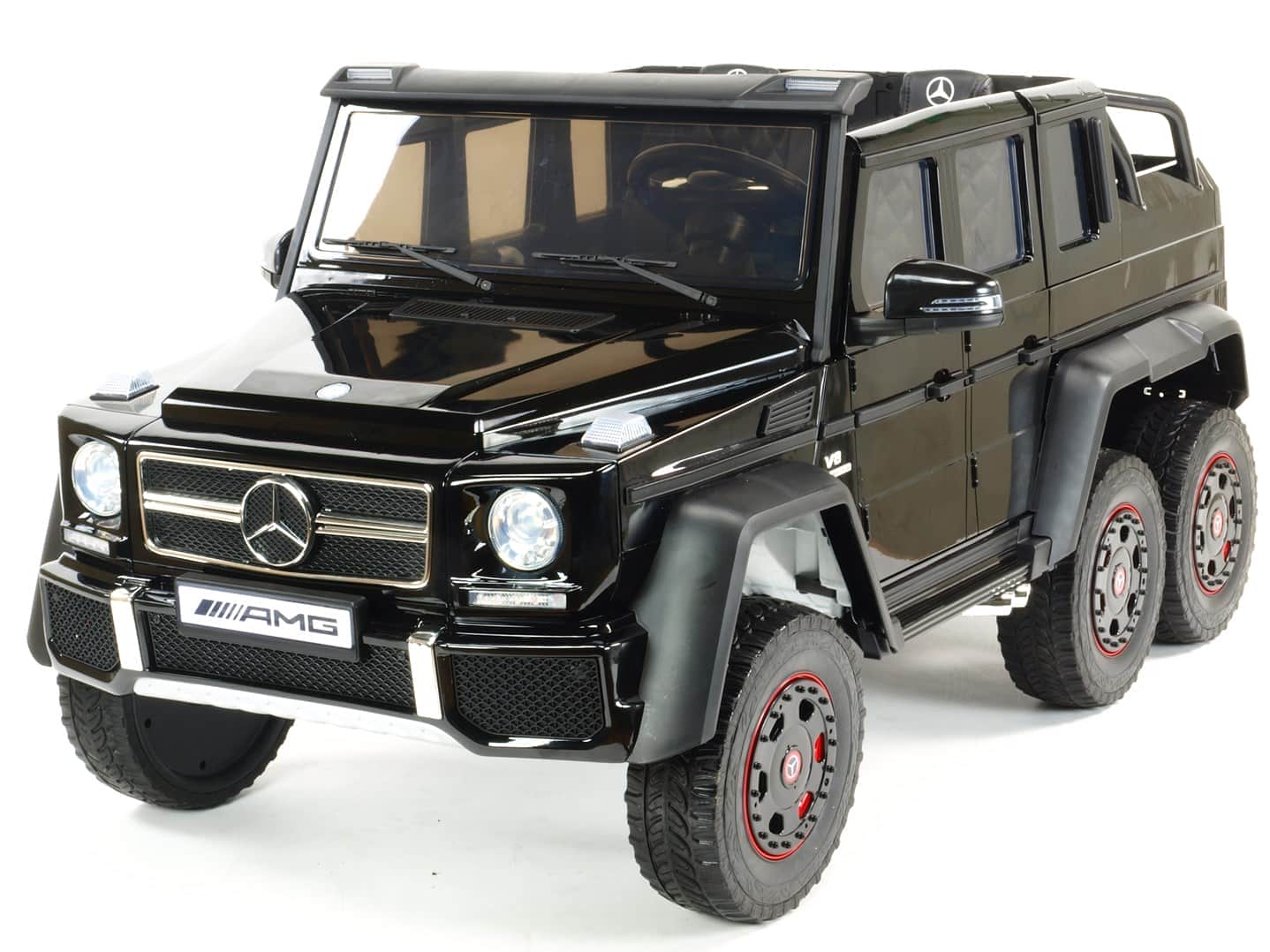 картинка Двухместный электромобиль Mercedes Benz G63 6x6 4WD - ABL1801-BLACK-PAINT 