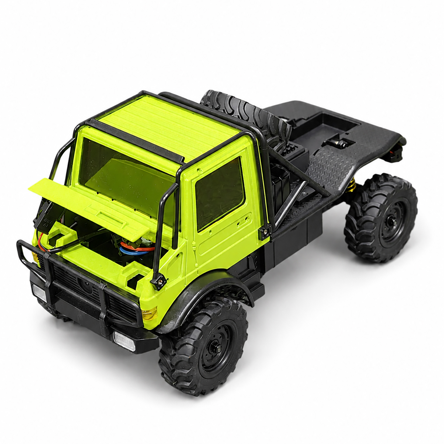 картинка Радиоуправляемый грузовик Unimog U4000 4WD 1:18 - MN-333-GREEN 