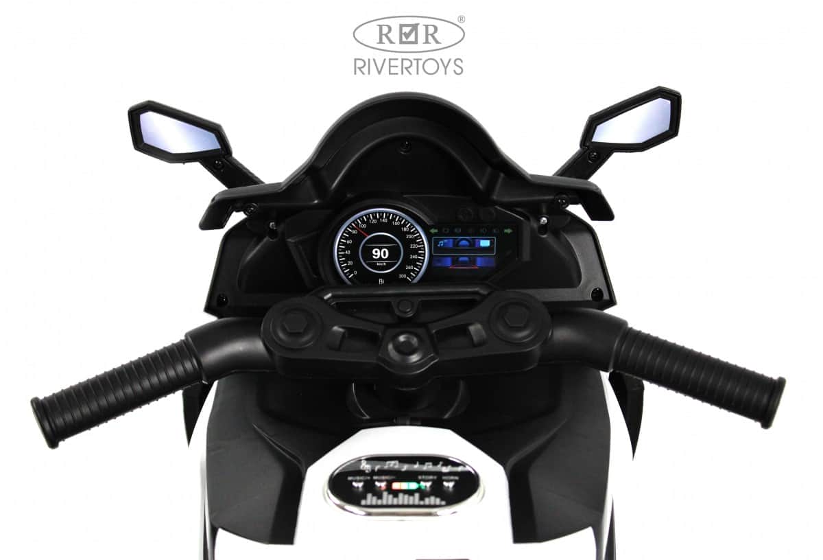 картинка Детский электротрицикл K002PX-A белый 