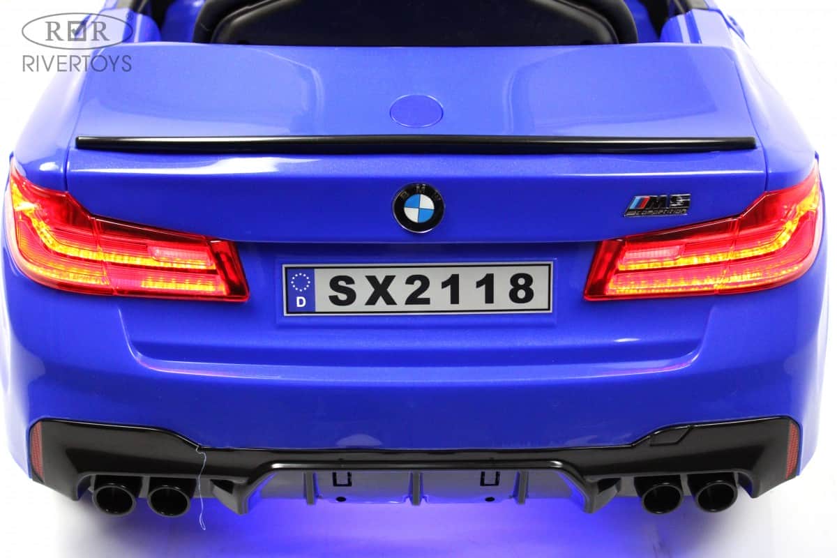 картинка Детский электромобиль BMW M5 Competition (A555MP) синий 