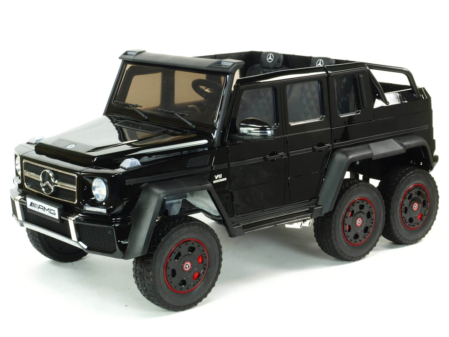 картинка Двухместный электромобиль Mercedes Benz G63 6x6 4WD - ABL1801-BLACK-PAINT 