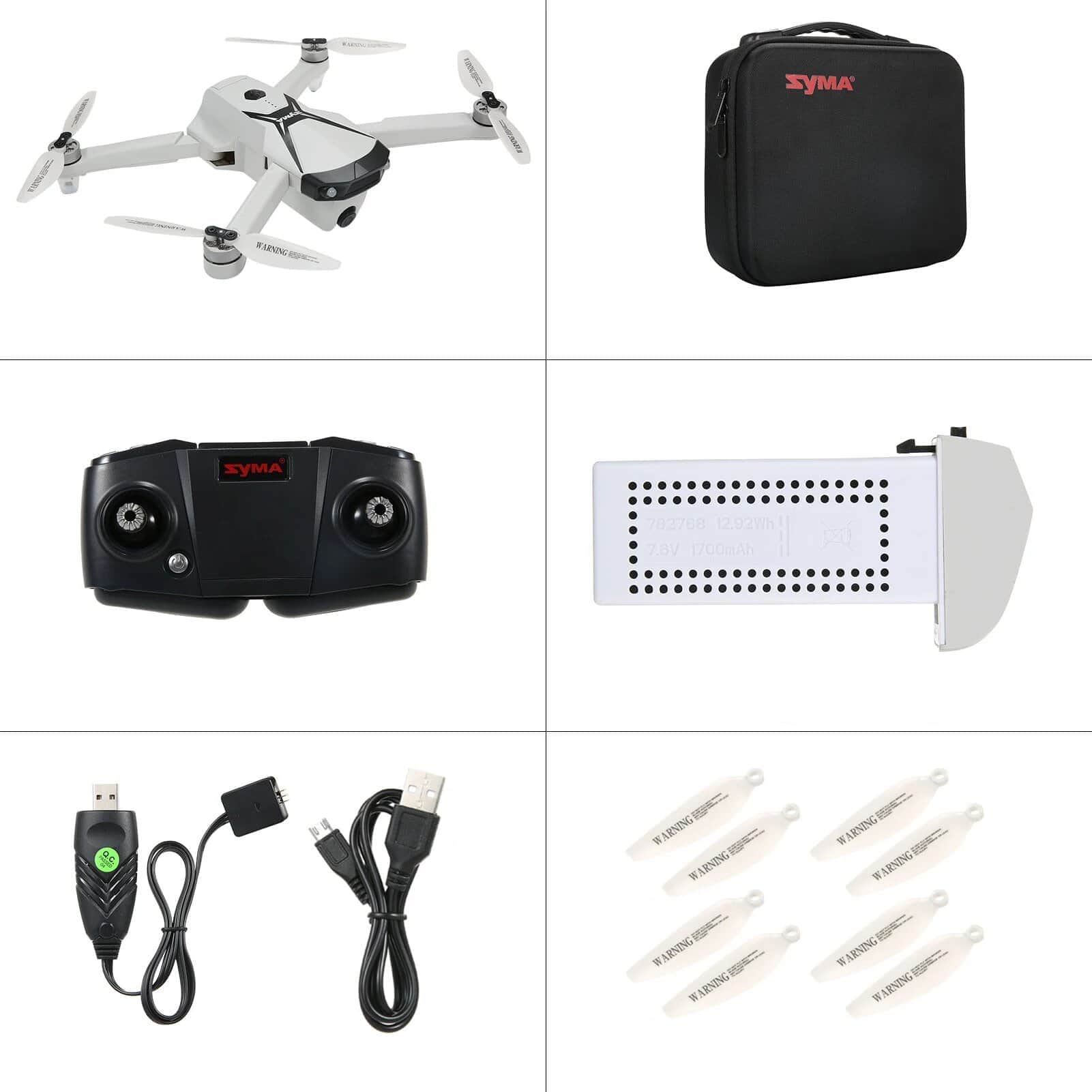 картинка Квадрокоптер Syma с камерой 4K, FPV, GPS - SYMA-Z6PRO-BAG 