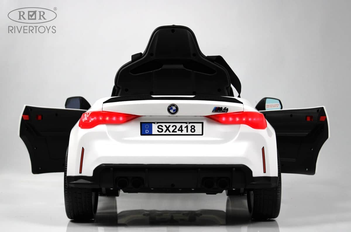картинка Детский электромобиль BMW M4 (A004AA) белый 