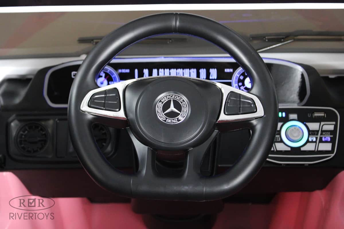 картинка Детский электромобиль Mercedes-Benz EQG (E222EE) розовый 