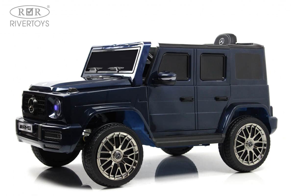 картинка Детский электромобиль Mercedes-AMG G63 4WD (G333GG) синий глянец 