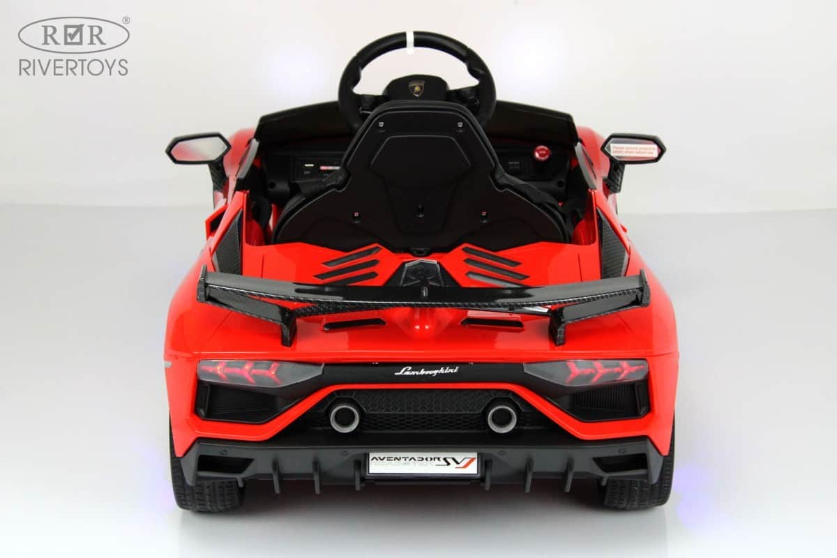 картинка Детский электромобиль Lamborghini Aventador SVJ (A333MP) красный 
