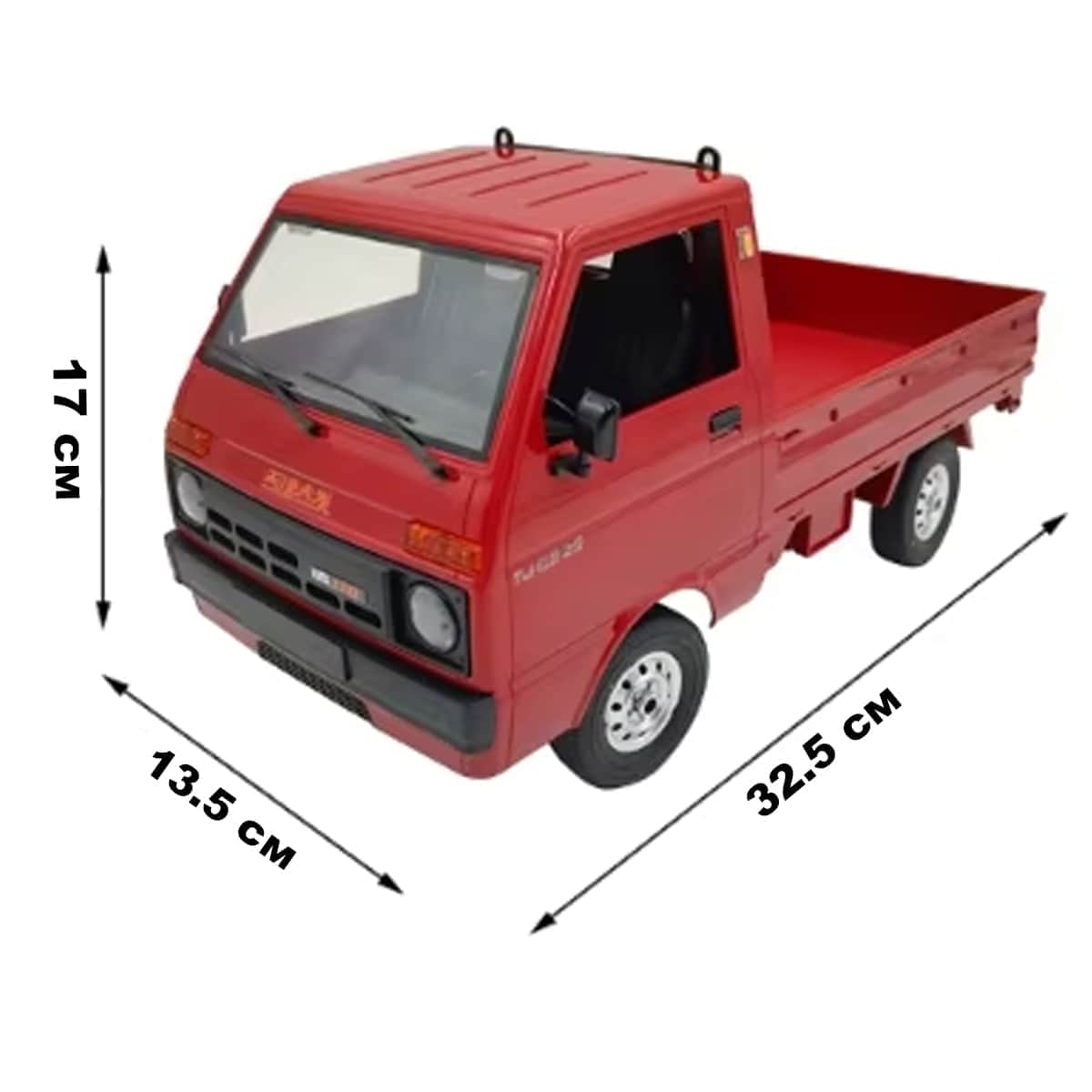 картинка Радиоуправляемый грузовичок WPL D-22 (красный, 2WD, 1:10) - WPLD-22-RED 