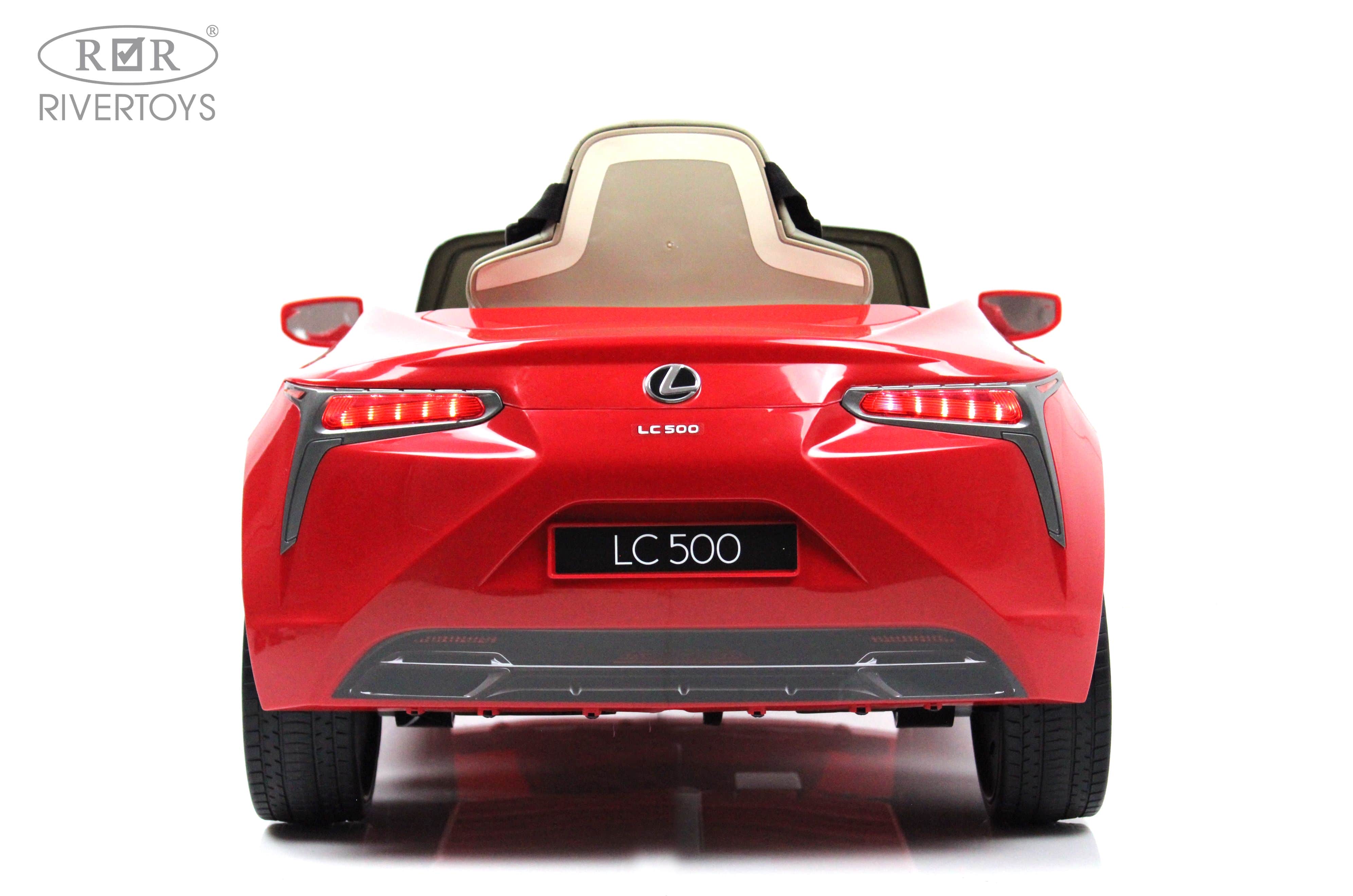 картинка Детский электромобиль Lexus LC 500 (JE1618) красный 
