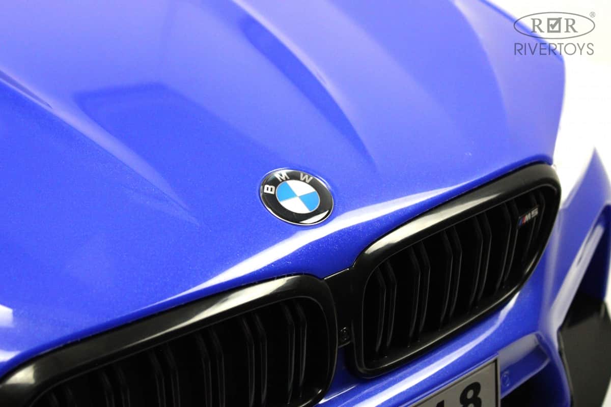 картинка Детский электромобиль BMW M5 Competition (A555MP) синий 