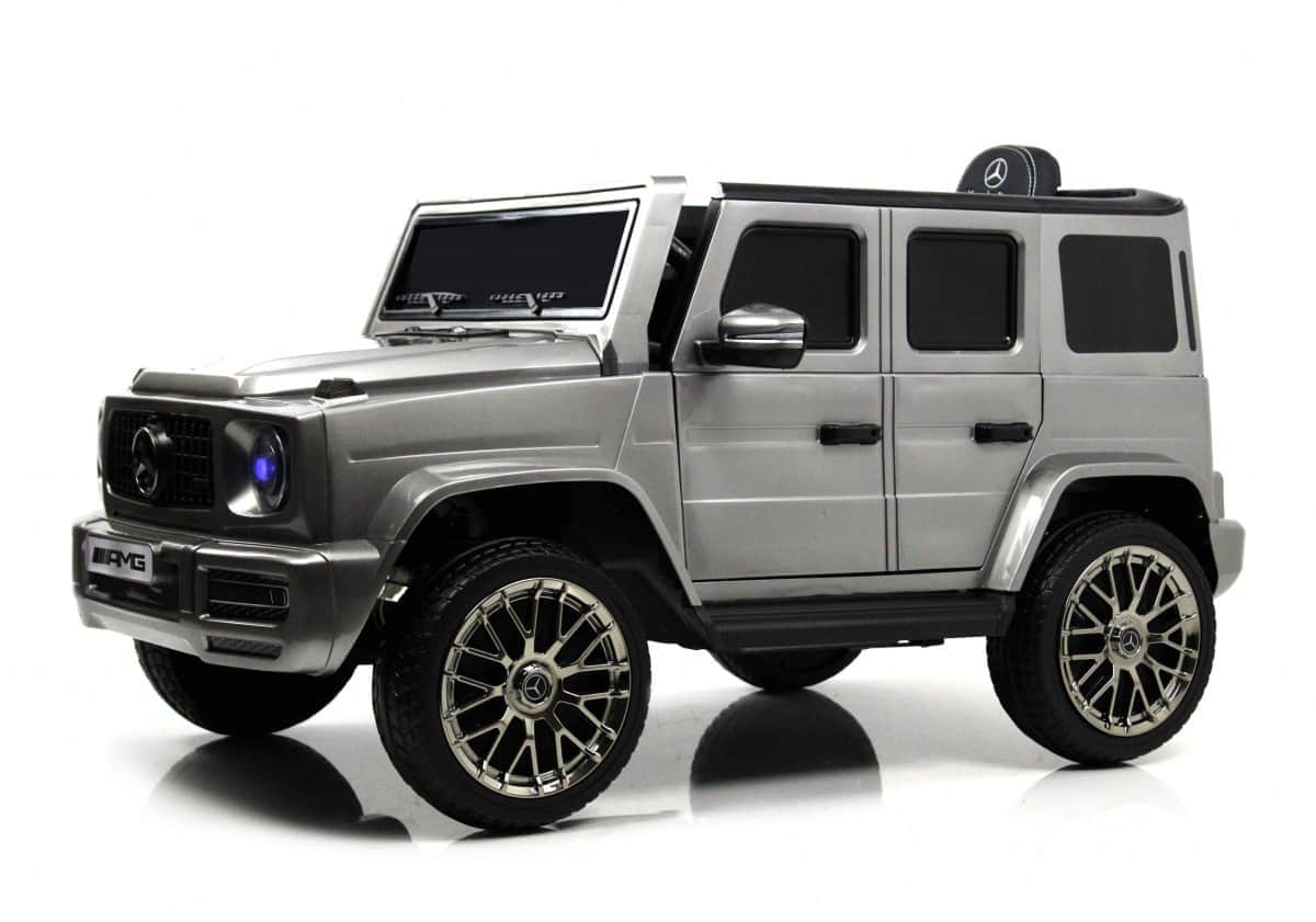 картинка Детский электромобиль Mercedes-AMG G63 (G333GG ПТГ) серый глянец 