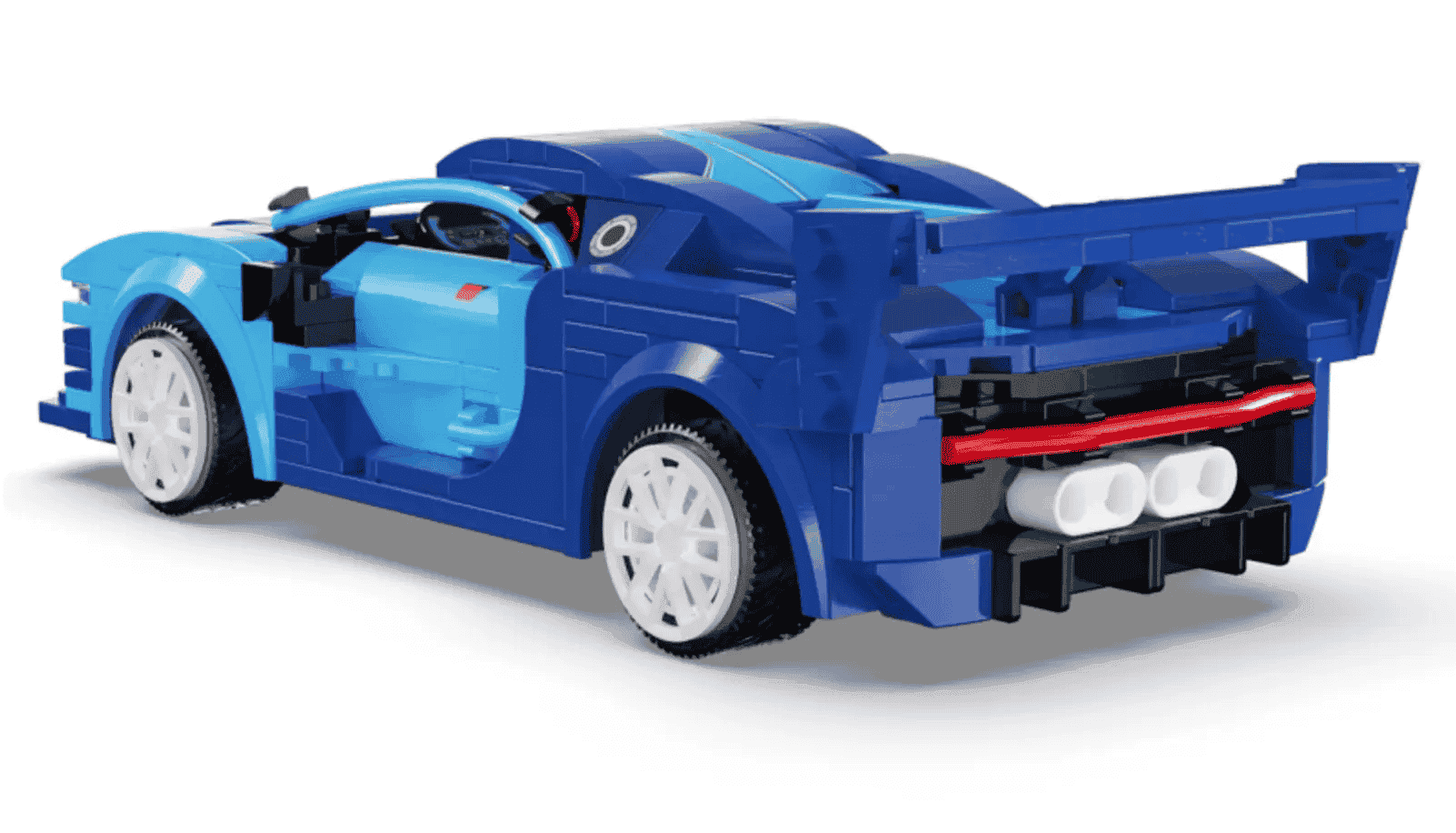 картинка Радиоуправляемый конструктор CADA спортивный автомобиль Blue Race Car, 325 деталей - C51073W 
