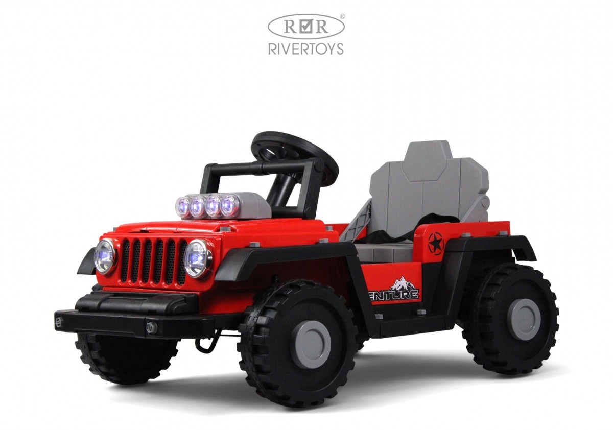 картинка Детский электротрицикл K303PX красный 