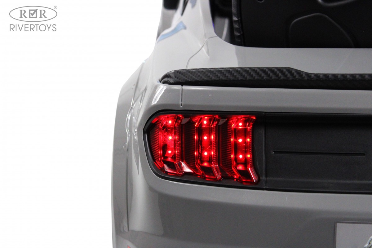 картинка Детский электромобиль Ford Mustang GT (A222MP) серый 
