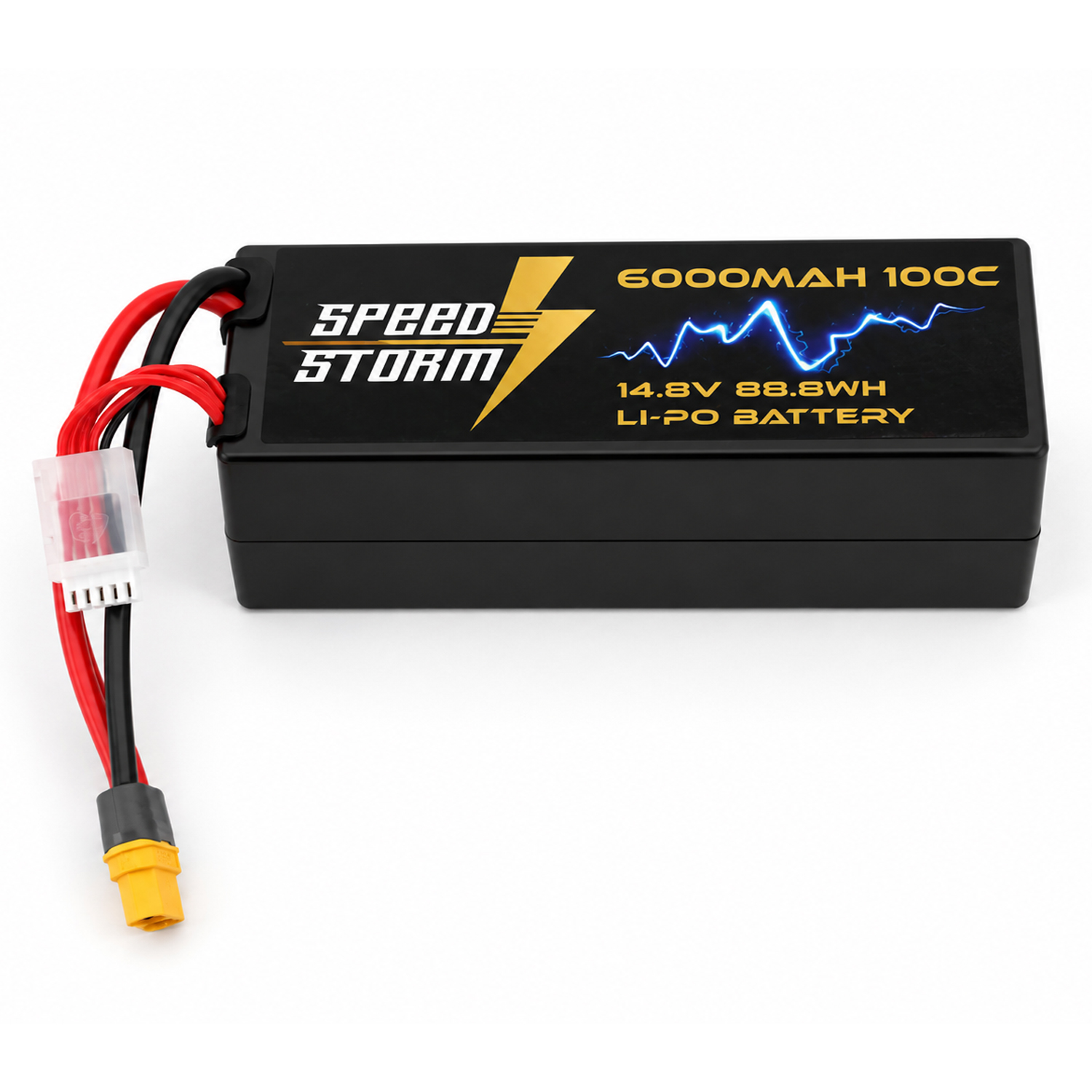 картинка Аккумулятор Speed Storm Li-Po 14.8V 100C 6000 mAh Hard Case разъем XT60 - SS-4S6000-100-XT60 