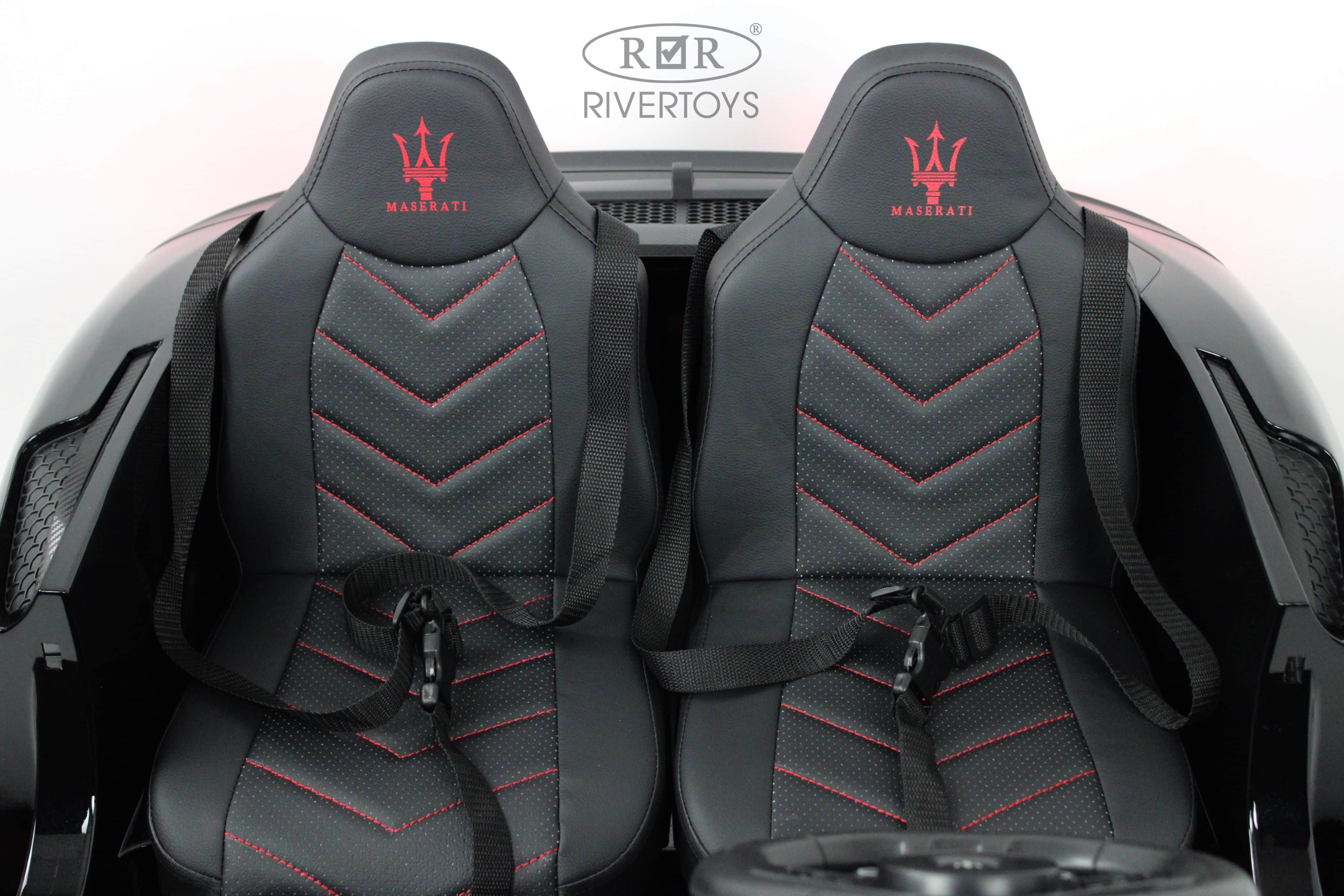 картинка Детский электромобиль Maserati MC20 (P111PP) черный глянец 