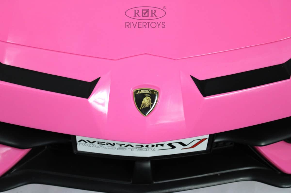 картинка Детский электромобиль Lamborghini Aventador SVJ (A111MP) розовый 
