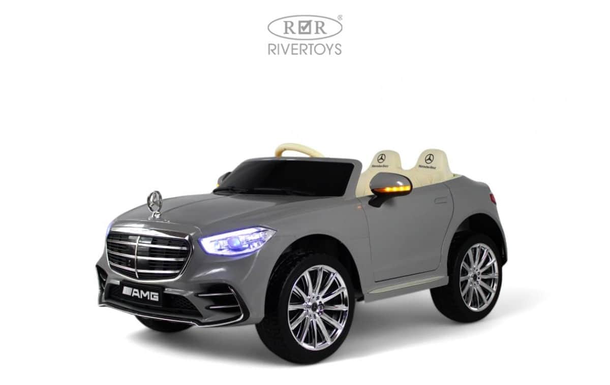 картинка Детский электромобиль М333БХ 4WD серый 