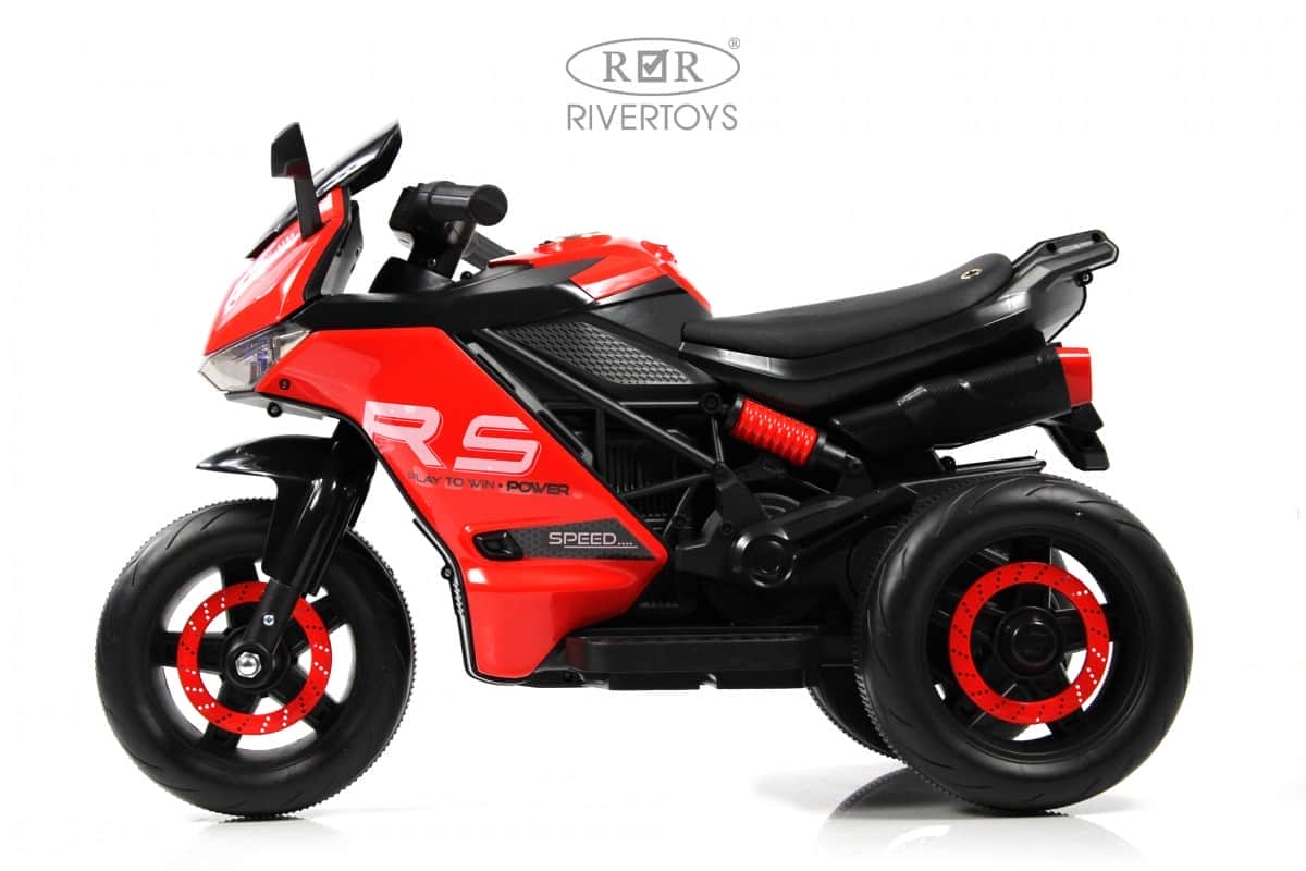 картинка Детский электротрицикл K002PX красный 