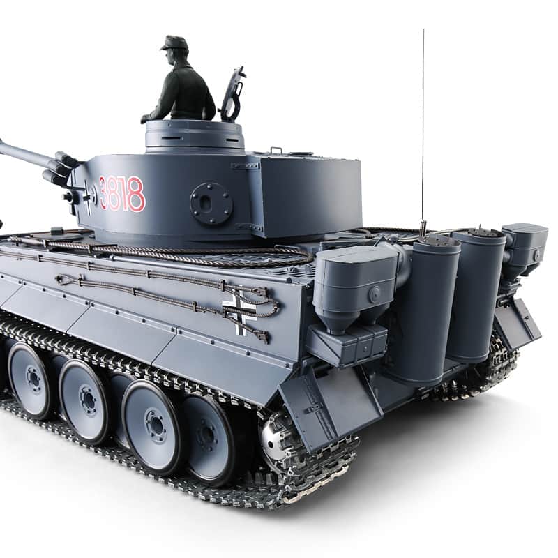 картинка Радиоуправляемый танк Heng Long German Tiger PRO 1:16 (ИК+Пневмо) 2.4G - 3818-1PRO-MS V6.0 