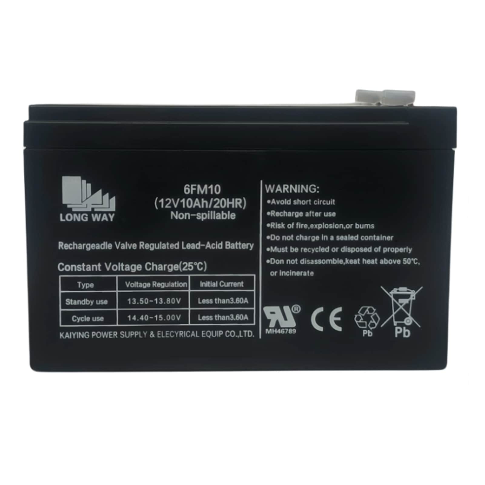 картинка Аккумулятор Long Way 12V10Ah/20Hr - LW-6FM10 