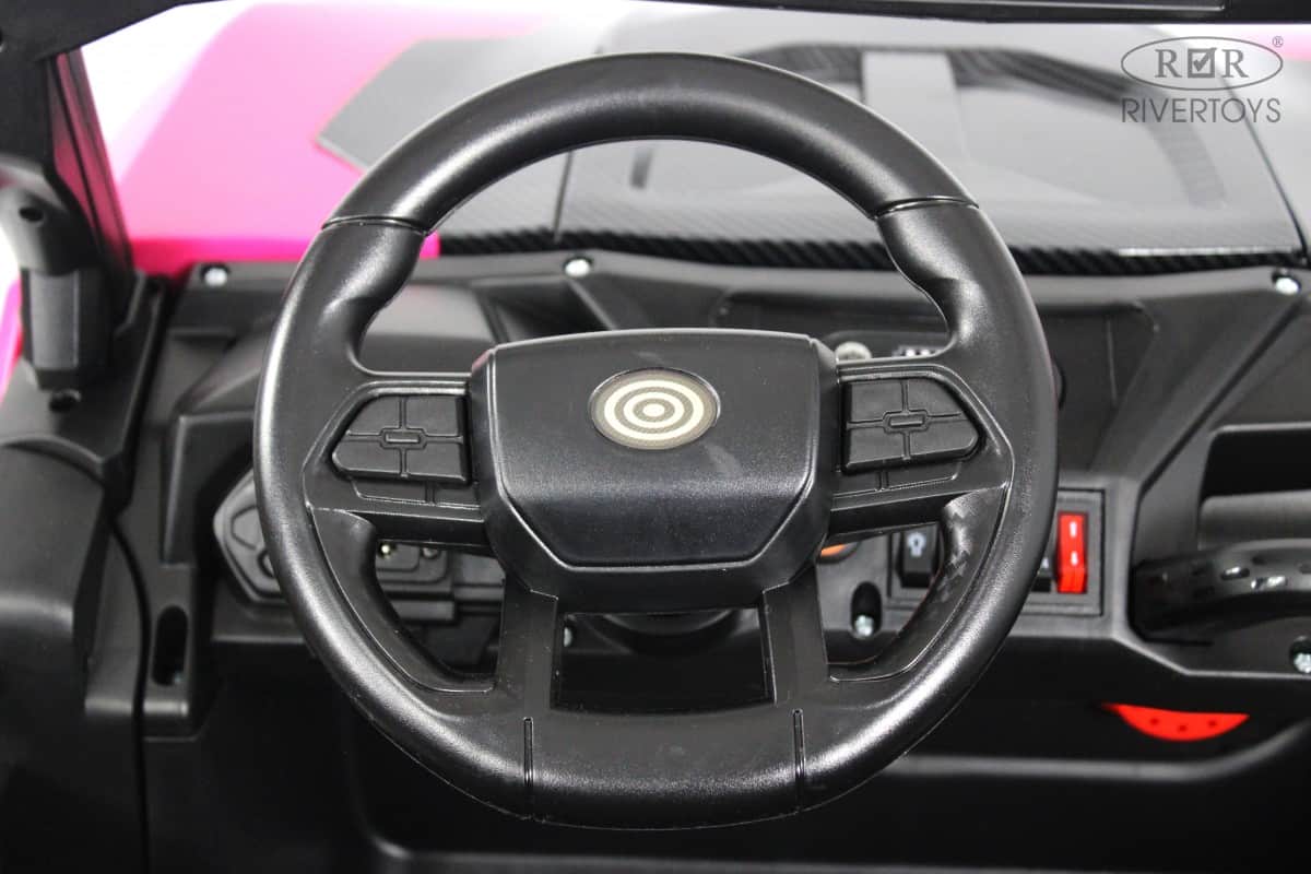 картинка Детский электромобиль K555KK 4WD 24V розовый 