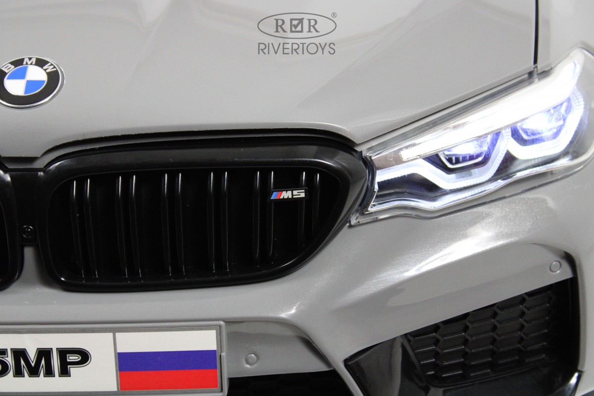 картинка Детский электромобиль BMW M5 Competition (A555MP) серый 