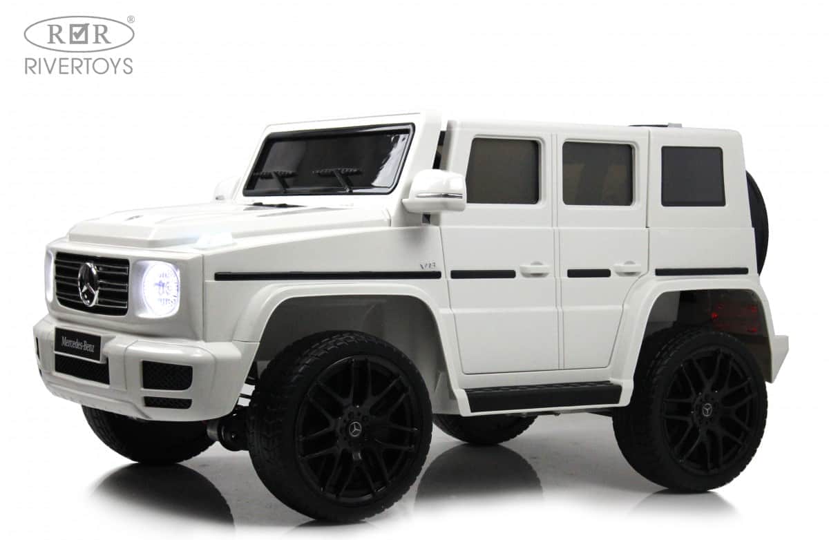 картинка Детский электромобиль Mercedes-Benz G500 (E333EE) белый 