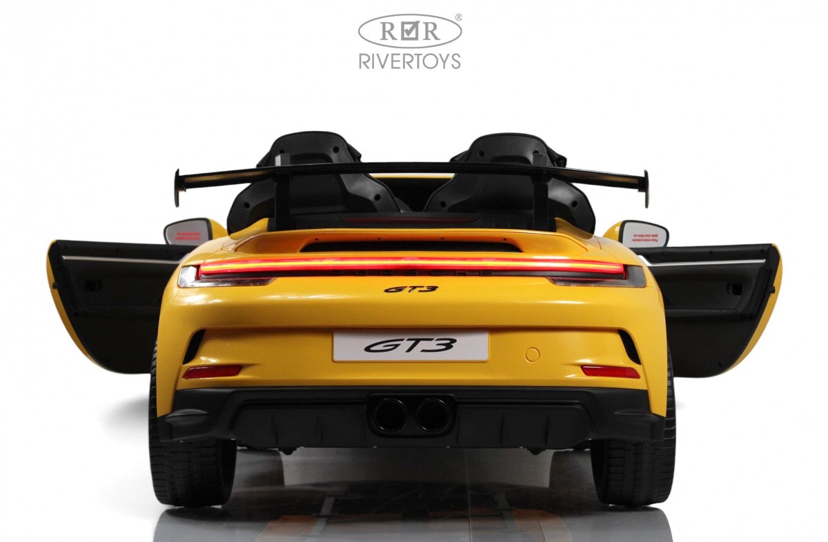 картинка Детский электромобиль Porsche 911 GT3 (Y911YY) желтый 