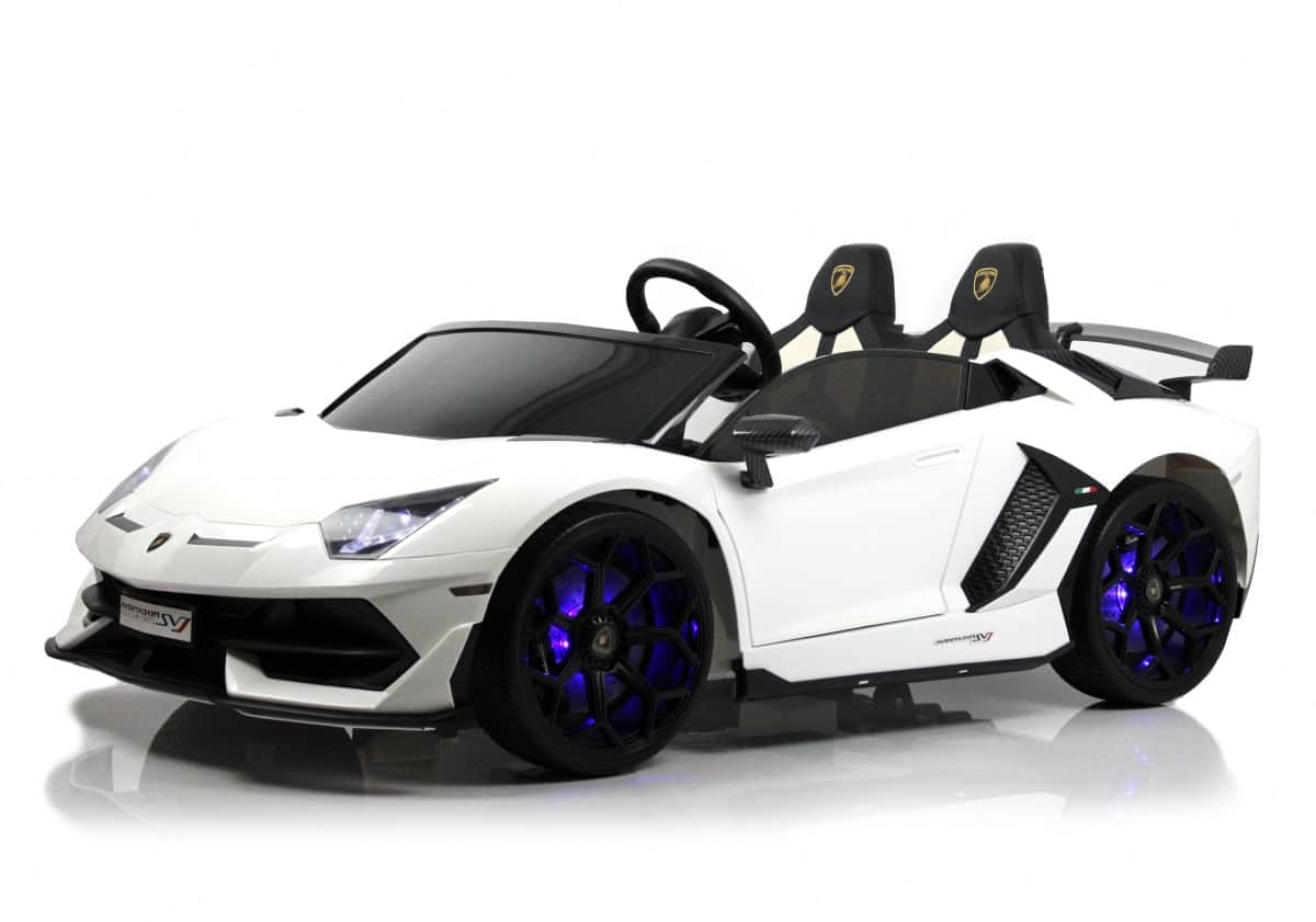 картинка Детский электромобиль Lamborghini Aventador SVJ (A111MP) белый 