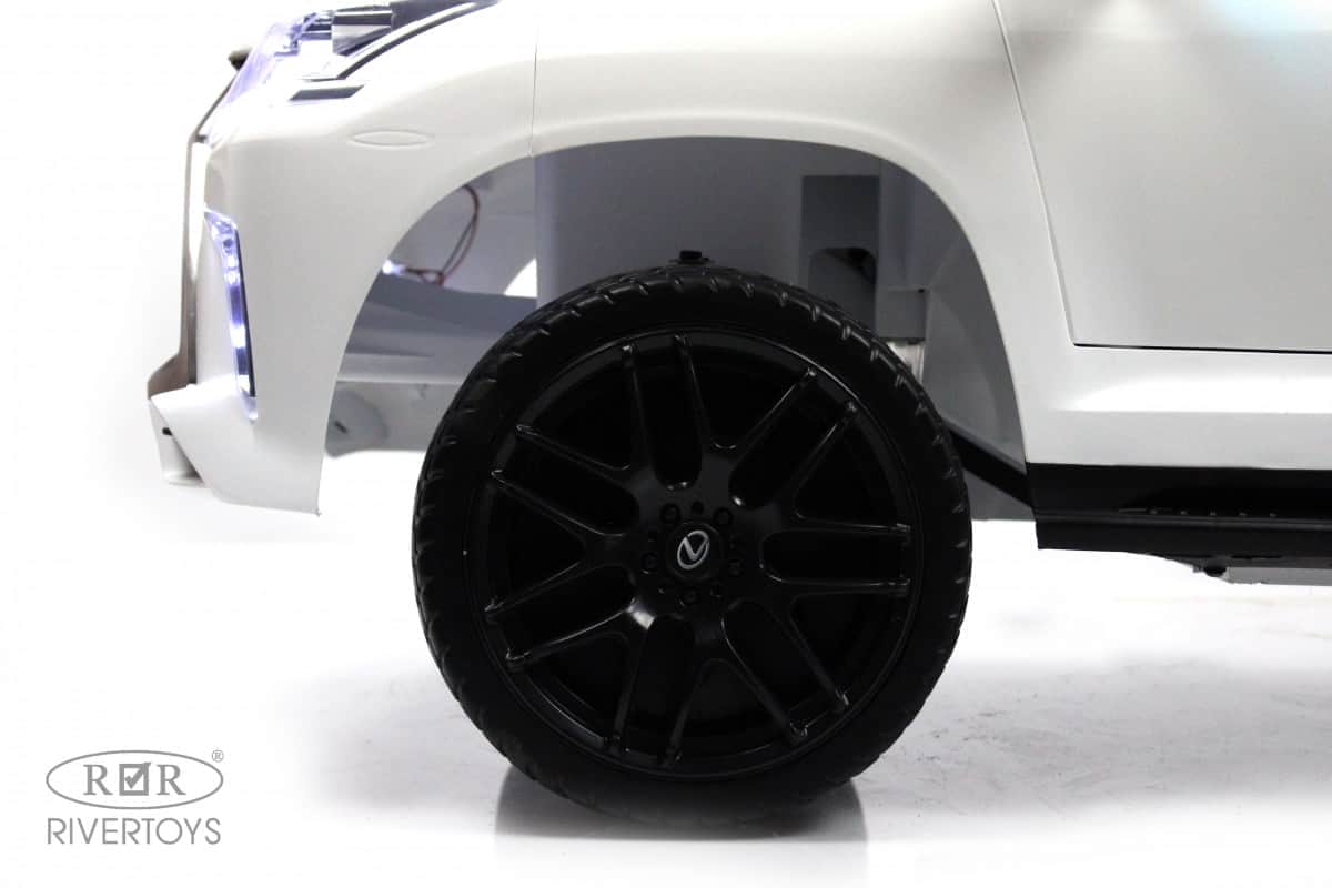 картинка Детский электромобиль Lexus 570 (E555EE) белый 