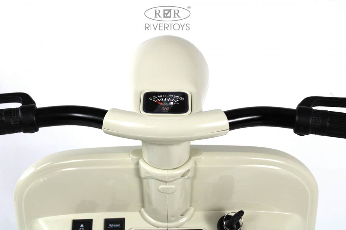 картинка Детский электроскутер VESPA (M888MM) серый 