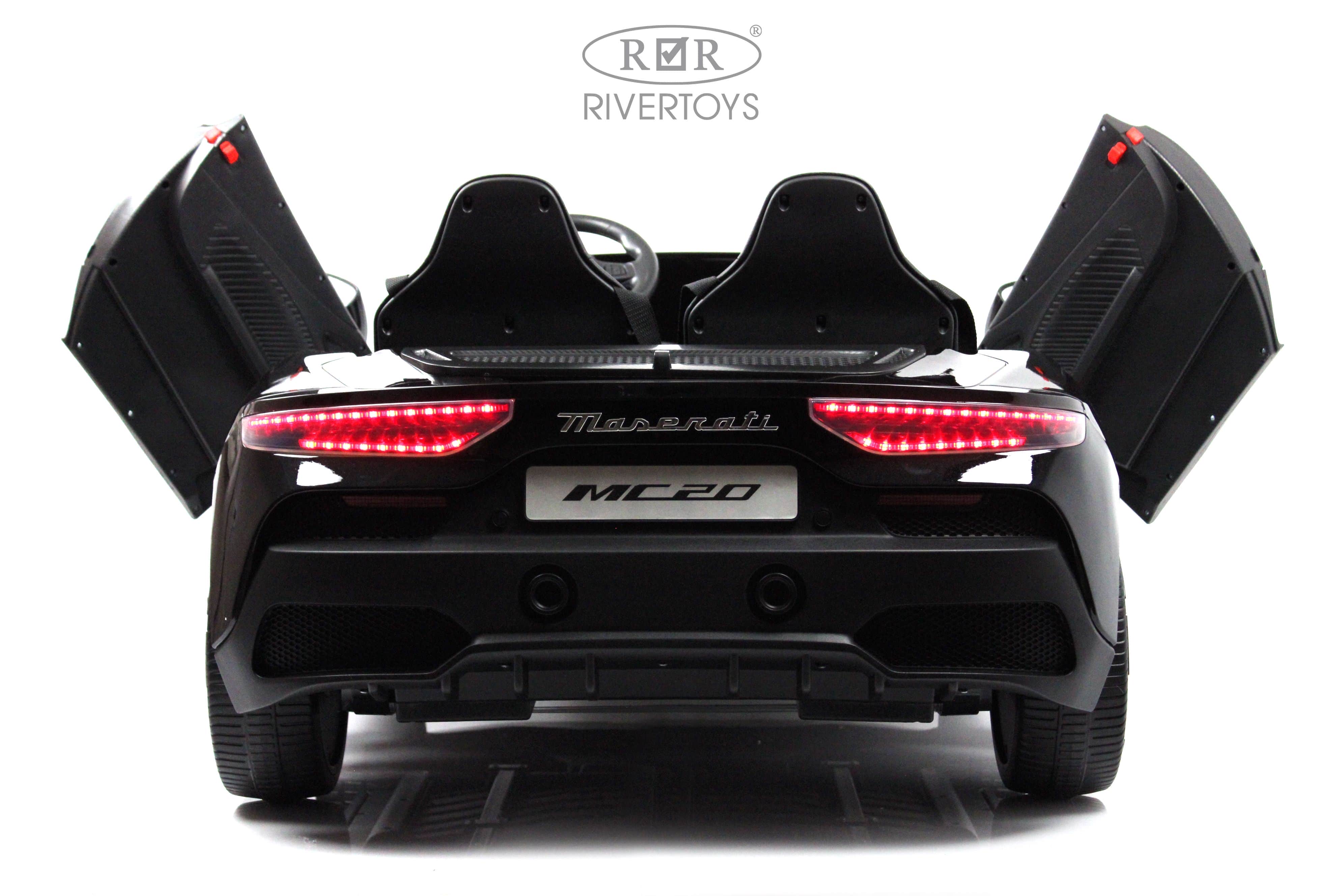 картинка Детский электромобиль Maserati MC20 (P111PP) черный глянец 