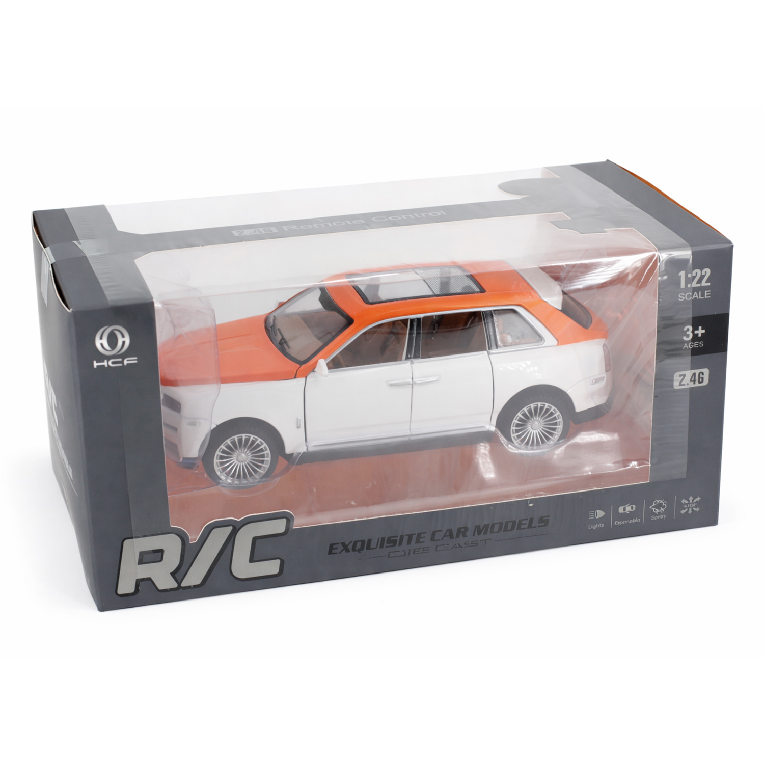 картинка Радиоуправляемая металлическая машина Rolls-Royce Cullinan 1:22 - HCL-3806-WHITE 