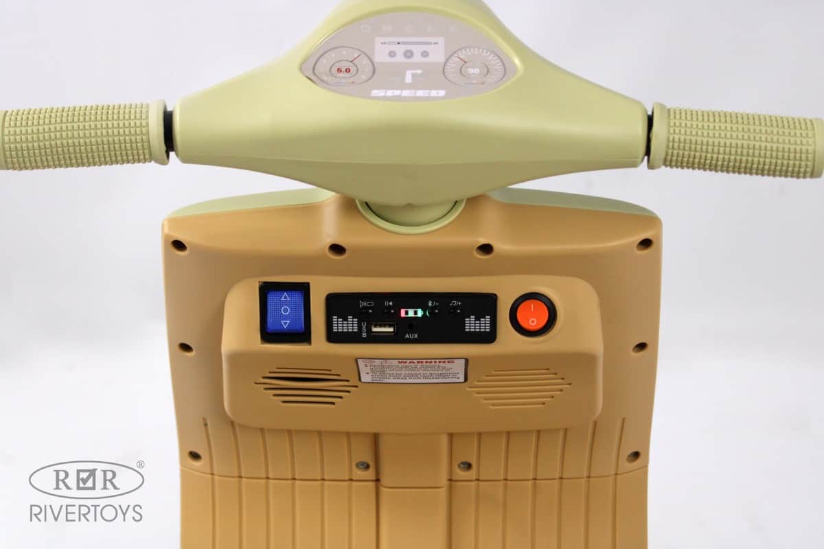 картинка Детский электроскутер K444PX-A зеленый 
