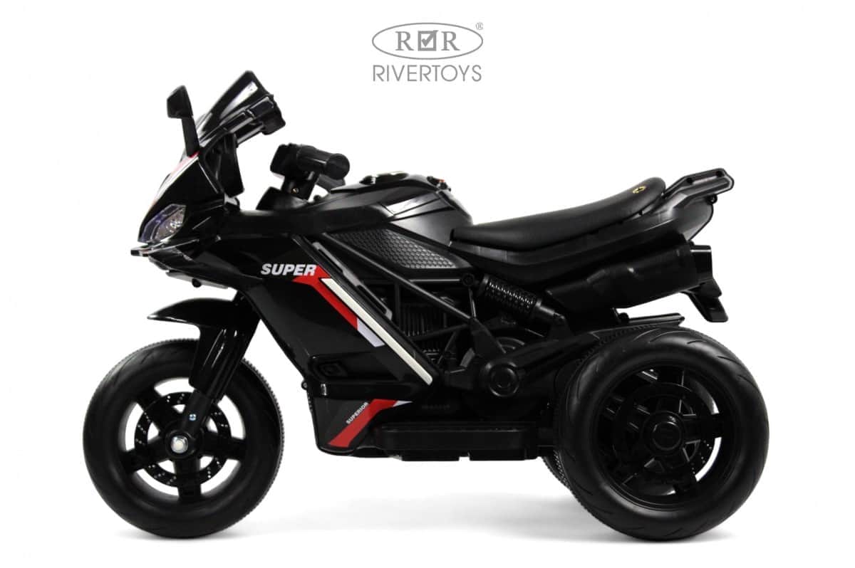 картинка Детский электротрицикл K002PX-A черный 