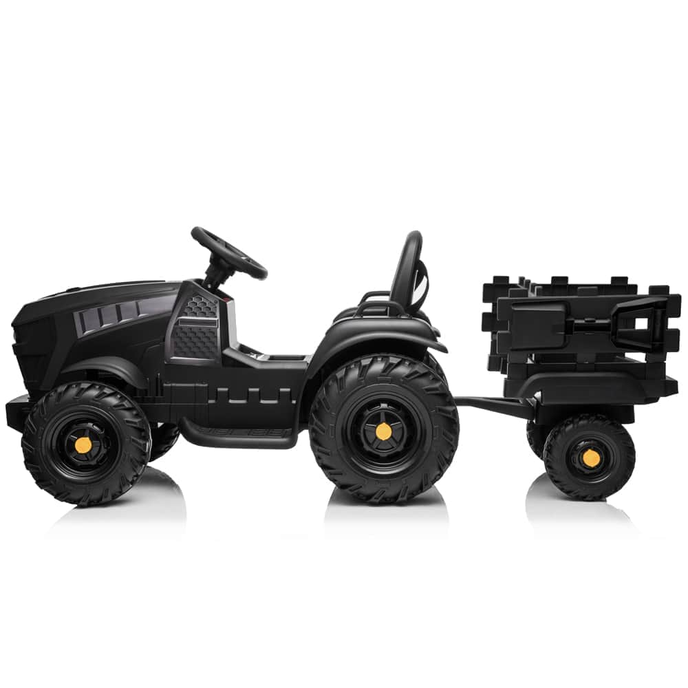 картинка Детский электромобиль Bettyma трактор с прицепом 2WD 12V - BDM0925-BLACK 
