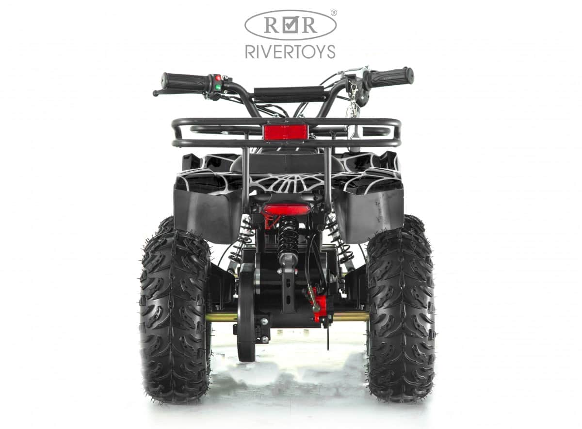 картинка Детский электроквадроцикл TIKI LUX черный Spider 