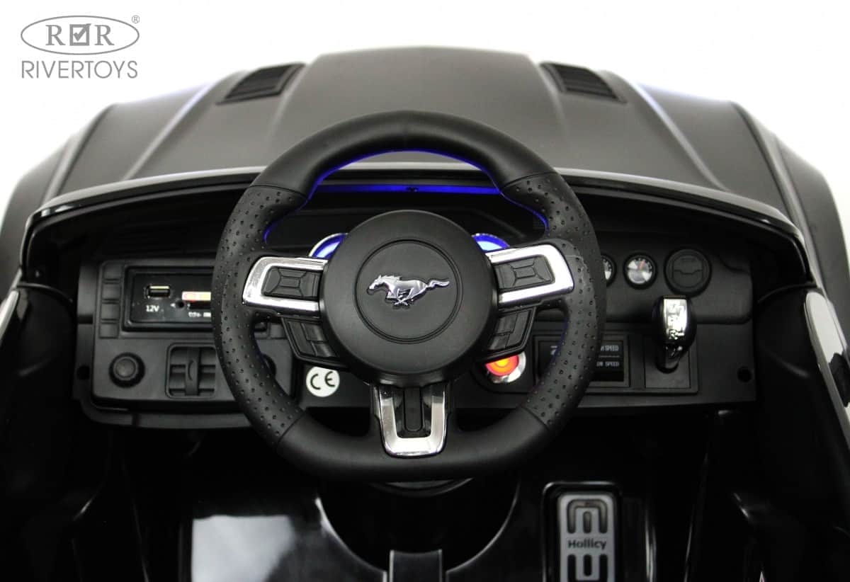 картинка Детский электромобиль Ford Mustang GT (A222MP) черный 