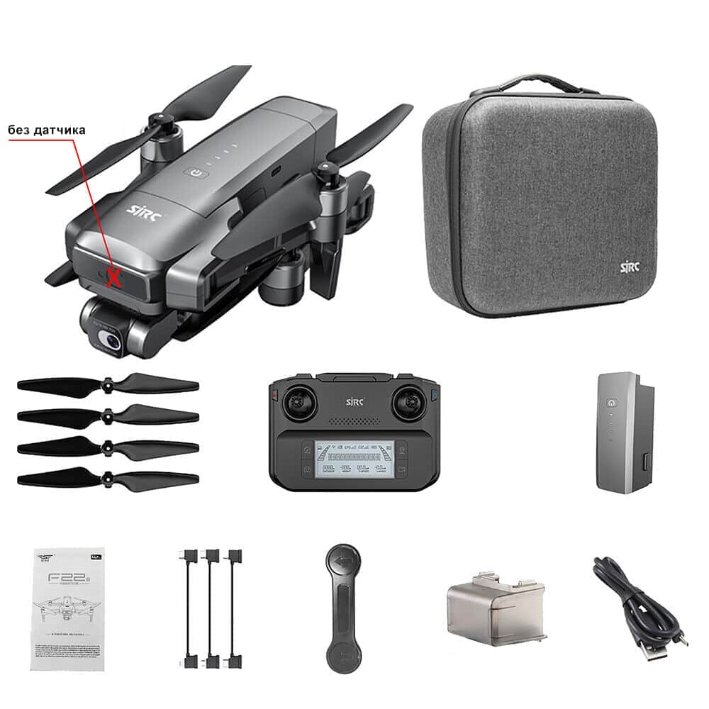 картинка Квадрокоптер SJRC F22 PRO 2-AXIS 4K EIS 5G GPS - F22 4K PRO 