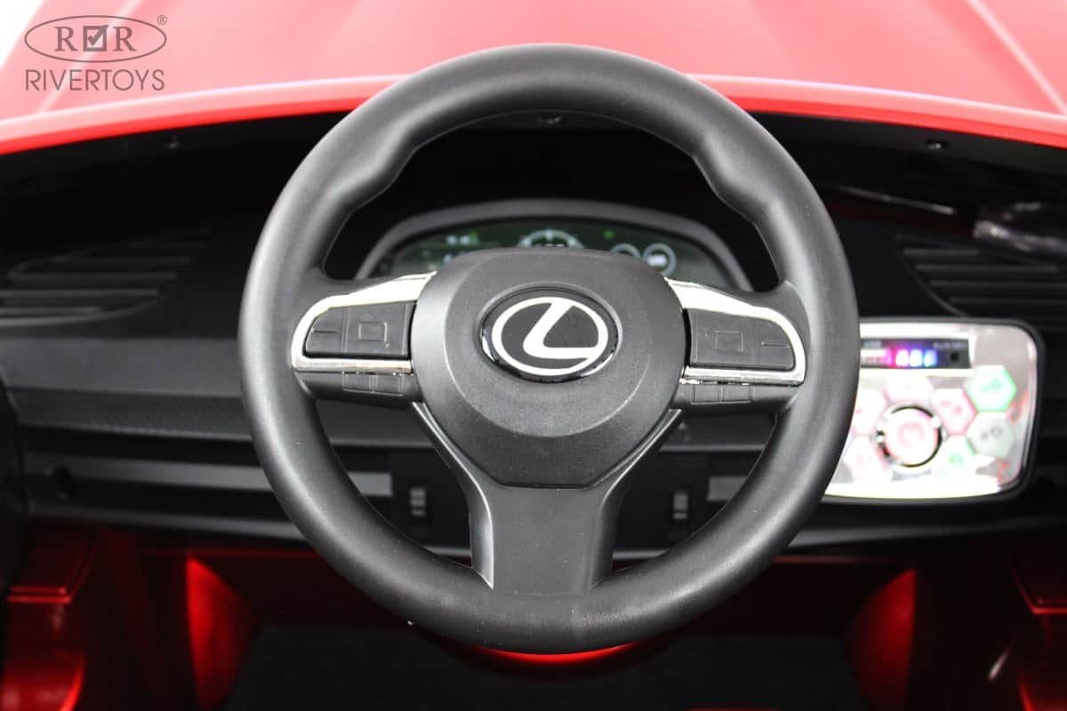 картинка Детский электромобиль Lexus 570 (E555EE) красный глянец 